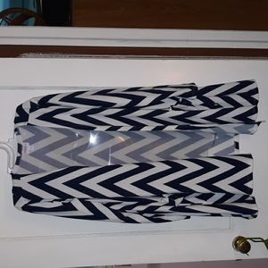 Lularoe long cardigan open front chevron